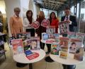 Bild: phso
Sabine Guhl, Maria Rupprecht, Ruth Neumann, Alexandra Stangl und Jens Meyer (von links) freuen sich auf die 35. Ausgabe der Literaturtage in Weiden.