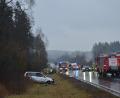 Bild: dob
Bei einem Frontalzusammenstoß am Mittwochnachmittag bei Starkregen auf der Kreisstraße zwischen Lohma und Zengerhof sind zwei Personen schwer verletzt worden.