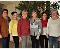 Bild: Manfred Legl/exb
Rosina Reimer führt weiterhin den Frauenbund Thanstein. Im Bild die Vorstandschaft mit Rosmarie Schauer, Rosina Reimer, Therese Ruhland, Käthe Zientarra, Priska Haas, und Elisabeth Legl (von links).