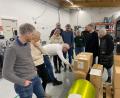 Bild: Jonas Barthel/exb
Interessante Einblicke gewannen Mitglieder der Jungen Union Marktredwitz und Waldershof beim Besuch des Unternehmens Labelisten.