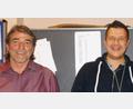 Archivbild: dl
Der amtierende Weltmeister Deni Lazicic (rechts) bei seinem Sieg 2018 in Gütenland neben Turnierleiter Hans-Dieter Müller.