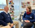 Bild: Eichl
Pfarrer Dominic Naujoks und die Religionspädagogin Doris Kick sind die beiden hauptamtlichen Klinikseelsorger des evangelischen Dekanates. Sie hoffen auf Unterstützung durch zusätzliche Ehrenamtliche im Besuchsdienst bei den Kranken.