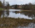 Bild: bnr
Eine wichtige Funktion beim Hochwasserschutz hat der Altarm/Schönungsteich als Regenrückhaltebecken.