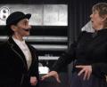 Bild: Florian Wein
Für das Ovigo-Theater in "Pension Schöller" auf der Bühne: Petra Sommer-Stark (links) als Penionsleiter Schöller, Ilona Glück (rechts) als Ulrike Sprosser.