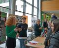 Bild: Hartl/exb
Viele Besucher informierten sich beim "Tag der offenen Tür" über das Angebot an der FOSBOS.