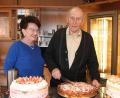 Bild: pi
Ein nach wie vor agiler Mann: Erhard Holfelder (links Ehefrau Anna).
