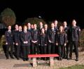 Bild: Andrea Kiener/exb
Neuwahlen standen im Mittelpunkt der Jahreshauptversammlung der Feuerwehr Frotzersricht. Das Bild zeigt 
das neue Führungsteam.