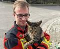 Bild: FF Lappersdorf
Die Feuerwehr Lappersdorf rettete eine Katze.