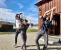 Bild: nba
Die Teilnehmer des Theaterworkshop lassen ihrer Kreativität freien Lauf.