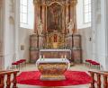 Bild: Stephan Böhm/exb
Die Kirche St. Hedwig - im Bild ihr Hochaltar - wird am 3. Juni besucht.