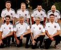 Bild: Julia Hüttner
Mit (hinten von links) Christoph Kaiser, Michael Wehner, Matthias Hüttner, Daniel Wutz sowie (vorne von links) Jan Hautmann, Gert Erben, Michael Grünwald und Manuel Kessler peilt der SC Luhe-Wildenau den Meistertitel in der Kegler-Bayernliga an.