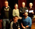 Bild: R. Kreuzer
Die Gewinner des Preisschafkopfs (von links): Michael Meier, Heidi Strobl, Thomas Michl, Günther Neumann. Vorne Rudi Straka und Vorsitzender Markus Pschierer.