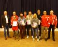Bild: jzk
Vorsitzender Rainer Kische, sein Stellvertreter Johannes Kreuzer (von rechts) und Bürgermeister Roman Schäffler gratulierten Andreas Danowski, Susanne Stüpfert, Anita Lehner, Martin Burdack, Stefan Götz, Anja Geißler und Stefan Panzer zur zehnjährigen Mitgliedschaft im Bayern-Fan-Club (von links).