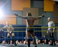Bild: Andreas Brückmann
Große Wrestlingszenen im Amberger Musikomm.