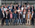 Bild: Markgraf/exb
Die geehrten Mitarbeitenden mit den Markgraf-Geschäftsführern Thomas Löw (vorne links) und Liborius Gräßmann (vorne rechts).