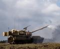 Bild: Casey Slusser
Eine amerikanische Panzerhaubitze vom Typ M109 "Paladin" feuert während der Artillerieübung Dynamic Front 23 auf dem Truppenübungsplatz Grafenwöhr.