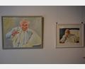 Bild: jr
Zu sehen sind in Hans-Günther Pietschmanns Sonderausstellung unter anderem diese Werke, die Papst Franziskus zeigen.