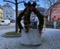 Bild: Josef Glas
Der Osterbrunnen ziert den Tännesberger Marktplatz.