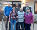 Bild: Gabriele Herbst-Hartung/exb 
Ehrung beim Obst- und Gartenbauverein: (von links) Adolf Himmerer, Kreisfachberaterin Michaela Basler, Vorsitzender Klaus Herbst, Karl Fersch, Bürgermeister Michael Göth und Marianne Zangl.