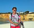 Bild: Grundler/exb
Christa Grundler ist auch privat sportlich unterwegs, hier war sie auf einer Rad- und Nordic-Walking-Tour in Portugal.