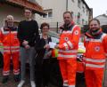 Bild: bk
Rosa Regn übergibt 500 Euro an den HvO-Leiter Markus Kummer. Mit dabei (von links) Markus Dreyer, Alexander Fenk und Tobias Mirz.