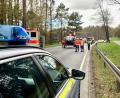 Bild: Gabi Schönberger
Auf der B 22 hat sich am Montagnachmittag ein Unfall ereignet. Die Straße war bis zum frühen Montagabend gesperrt.