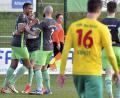 Bild: Hubert Ziegler
Kollektiver Jubel bei der DJK Gebenbach nach der 2:0-Führung durch Kapitän Julian Ceesay (ganz links).
