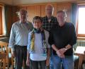 Bild: ige
Die Führung von "Meine" bilden (von links) Vorsitzender Manfred Lilla, Schriftführerin Lisa Nerlich, Kassier Christian Nerlich und Zweiter Vorsitzender Kurt Falk.