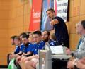 Archivbild: Hubert Ziegler
Trainer Nicholas Neupert (rechts) und sein Team verloren erstmals in dieser Saison ein Spiel.