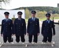 Bild: bnr
Als Bittsteller kam die Führung der Feuerwehr Weidenthal-Trichenricht zum Patenbitten nach Gleiritsch. Im Bild von Rechts: Erster Vorstand Johann Wilhelm, Zweiter Vorstand Christian Meier, Erster Kommandant Matthias Meier und ZweiterKommandant Stefan Manner.
