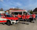 Bild: Stoffregen/BRK
Die neuen Einsatzkräfte der Bereitschaft 1 des BRK, (von links) Marina Schart, Silke Storch, Nico Seifert, Annika Luig, Lilly Storch und Richard Römmich, berichten von ihrer Ausbildung.