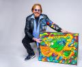 Bild: Walentowski Galerien/exb
Musiker Frank Zander zeigt seine lustigen "Zander"-Werke sogar bei der Vernissage der Ausstellung persönlich vor Ort.