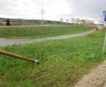 Bild: exa
Das Bushäuschen Weihermühle soll an der Staatsstraße errichtet werden.