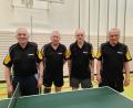 Bild: Hubert Brunner
Karl Schmidberger, Max Stangl, Josef Hitzler und Norbert Frisch (von links) holten als Herren II die Meisterschaft in der Tischtennis-Bezirksliga C Oberpfalz Nord Mitte.