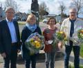 Bild: jr
Drei langjährige Beschäftigte verabschiedeten die Stiftlandwerkstätten St. Elisabeth der Katholischen Jugendfürsorge (KJF). Im Bild (von links) Einrichtungsleiter Dr. Karl G. Kick, Margitta Fröhlich, Hannelore Bodenschatz und Küchenmeister Konrad Maierhöfer.