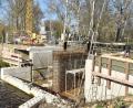Bild: hcz
Die Arbeiten am Wehr, das für das Stadtbad das Wasser staut, ziehen sich noch hin.