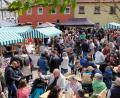 Bild: le
Bestens besucht war der Flosser Maimarkt.