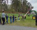 Bild: jba
Nach dem großen Exemplar wurde in Beidl der Kindermaibaum aufgestellt.