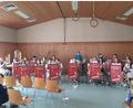 Bild: Blaskapelle Reuth/exb
Beim Instrumentenkarussell in Premenreuth zeigten die Nachwuchsmusiker ihr Können.