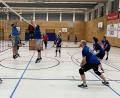 Bild: Stephan Lord/exb
Eine Spielszene bei der Langen Volleyball-Nacht in der Helmut-Ott-Halle.