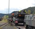 Bild: wrl
Zehn neue Leopard-2-Kampfpanzer wurden zurück zur Kaserne gebracht.