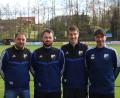 Bild: ak
SV-Vorsitzender Wolfgang Groß, "Zweite"-Trainer Sylvian Lorenz, Abteilungsleiter Florian Greger und der Trainer der ersten Mannschaft Elvir Zekic (von links) sehen den SV Kulmain für die Zukunft gut aufgestellt.
