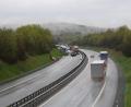 Bild: rw
Die A 93 war nach einem Unfall in Richtung Weiden gesperrt.