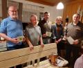 Bild: Susanne Busch/exb
Die Karterfreunde Kötzersdorf hatten zum Preisschafkopf geladen: (von links) Roland Lochner, Gerhard Rath, Carsten Landgraf, Jonas Braunreuther und Vorsitzender Wolfgang Veigl sen..