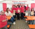 Bild: FG Knappnesia/exb
Die Knappnesia dankte ihren Jubilaren: (von links) Stephan Aßmann, Vanessa Breit, Romina Partsch, Manuela Wonde, Sepp Lösch, Monika Kick, Hans-Jürgen Reitzenstein, Bürgermeister Michael Göth, Präsident Christian Kellner, Landesverbands-Pressereferent Manfred Enders, Ehrenpräsident Franz Kick, Theresa Ellmaier, Marion Walter.