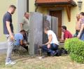 Bild: boj
Zu den Aufgaben des Kriegervereins gehört es etwa auch, das Kriegerdenkmal zu pflegen.
