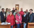 Bild: soj
In der Kalvarienbergkapelle feierte die Frauen-Union ihre traditionelle Maiandacht mit ihrer Vorsitzenden Petra Becher (rechts).