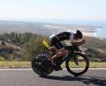 Archivbild: Finiisher Pics/Arnold
Walter Arnold bei einem Triathlon-Wettkampf in Portugal. Im Training für seinen Sport ist er viel mit dem Rad in der Oberpfalz unterwegs.