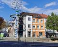 Bild: Portner
Die Marktplatz-Terrasse ist verwaist: Die Stadt Oberviechtach sucht seit Monaten einen Pächter für das Lokal „MP 12/Eisenbarth“.