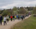Bild: pop
Die Wanderung in den Truppenübungsplatz Hohenfels begeisterte über 200 Wanderer.